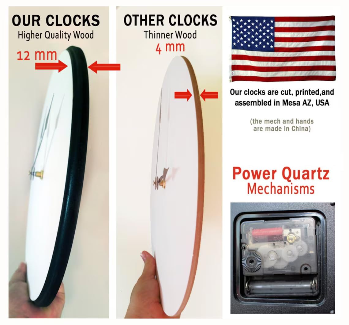 Amazon.co.jp: ワイン樽蓋 壁掛け時計 8サイズ ほとんどのサイズあり